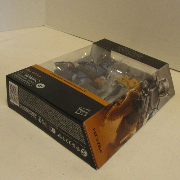 Star Wars Paz Vizsla Blue Gold Black Series Mandalorian NEW Action Figure - Picture 5 of 5